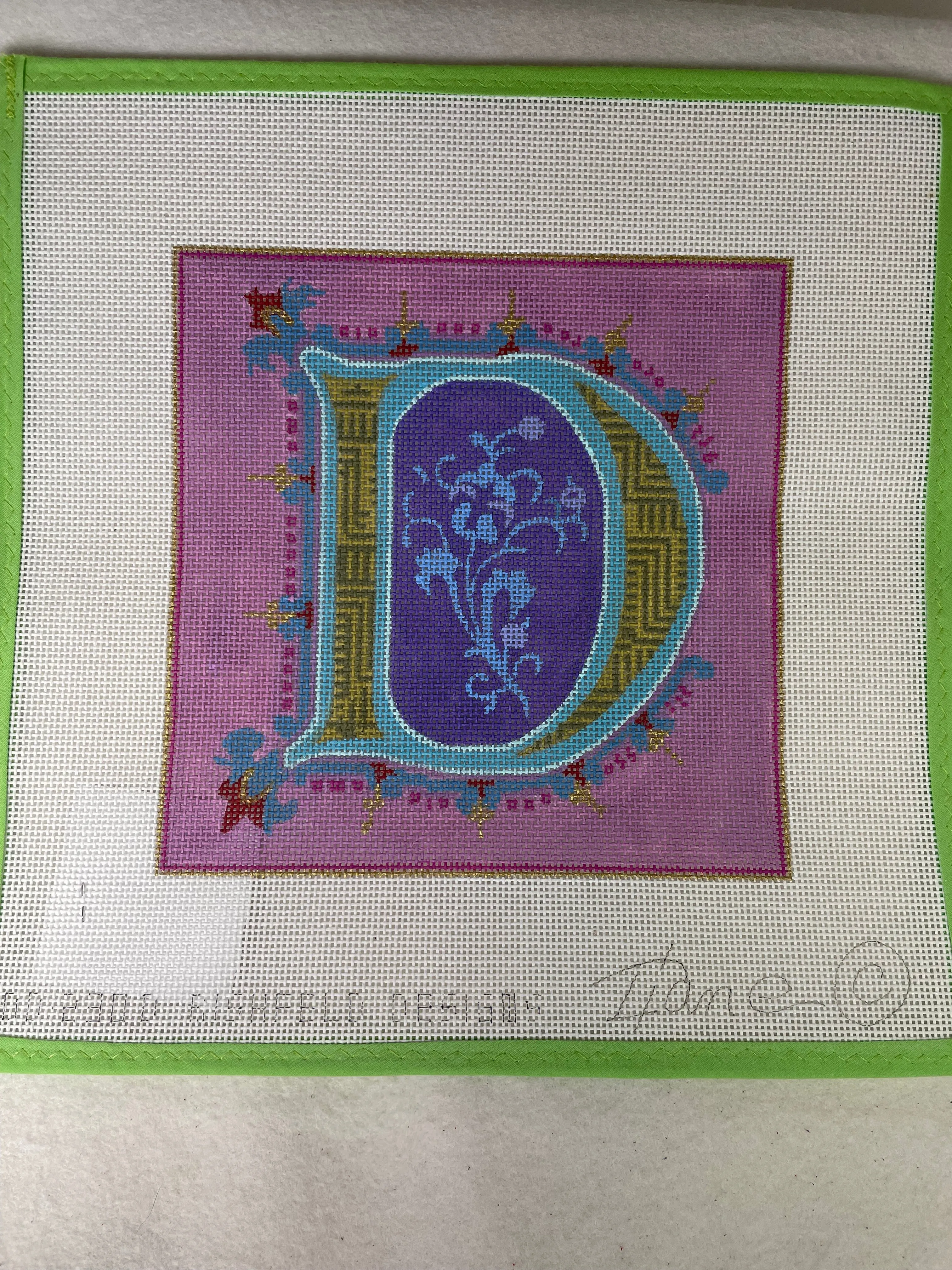 * Ruth Schmuff Designs Alphabet D