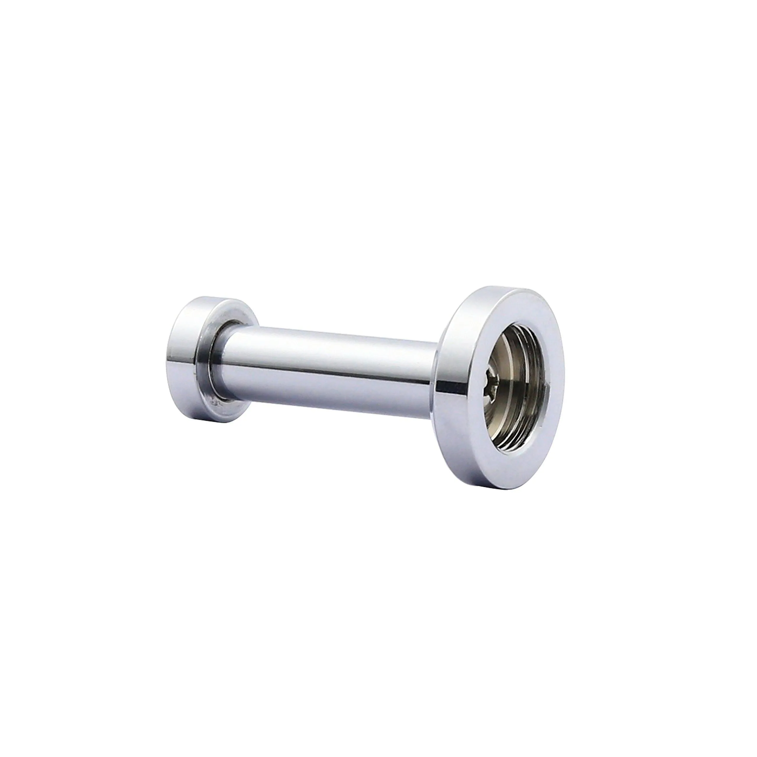 10 Pack, WEBI Solid Small Size Coat Hook, Robe Towel Hanger, Brass & Stainless Plating Heavy Duty Wall Mounted Holder, Perfect for Indoor & Outdoor Use, Easy Installation, Polished Finish