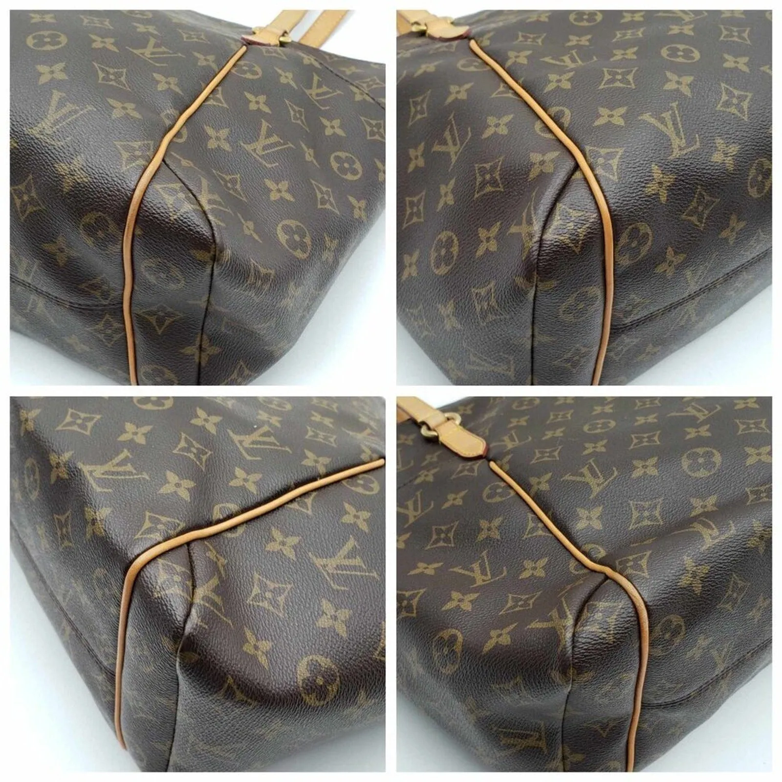 100% Authentic Louis Vuitton Totally MM Brown Monogram Shoulder Bag