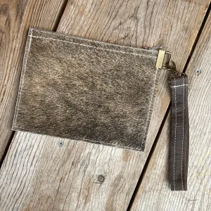 122 Make-up bag - Brindle w/ Agave Laredo