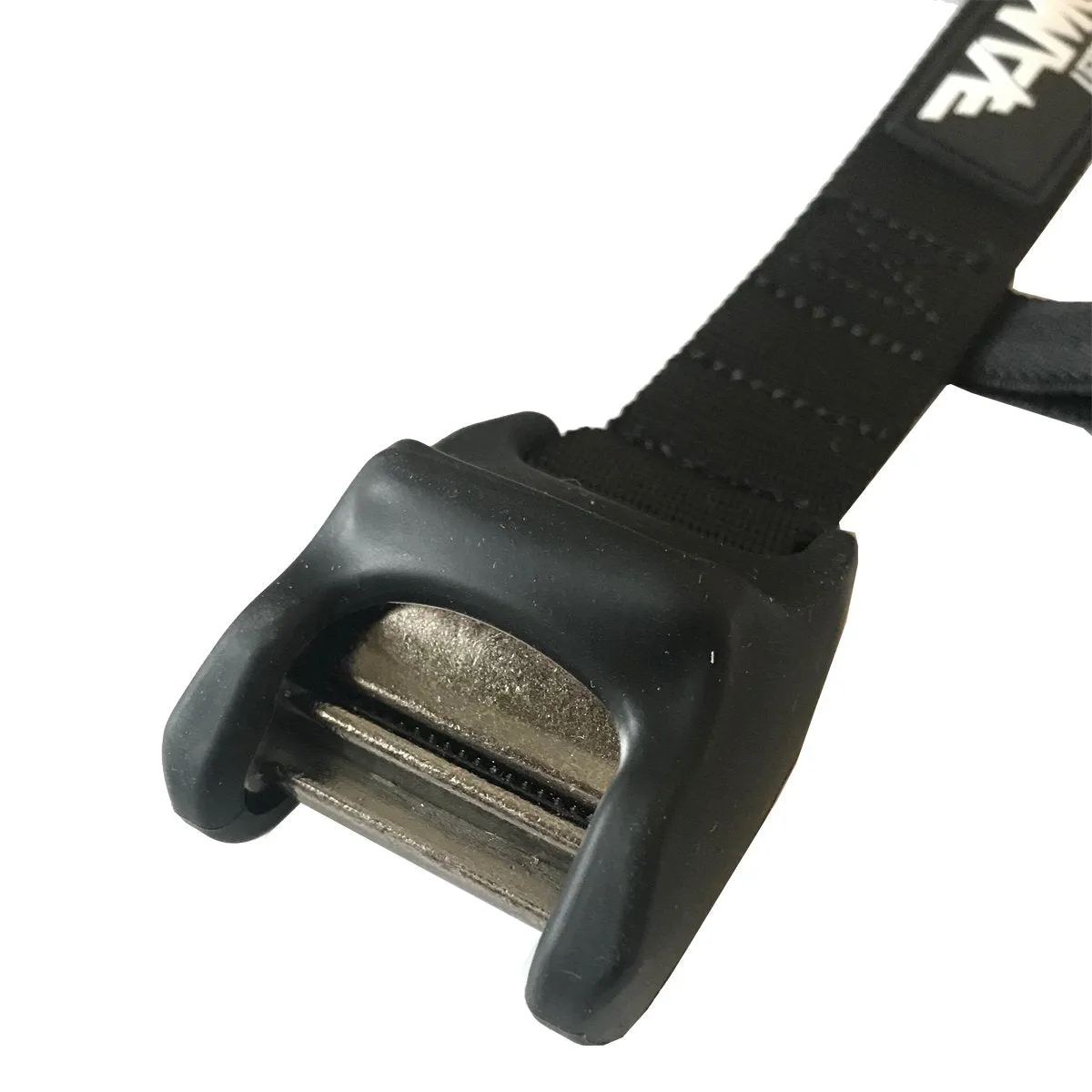 15' & 10' Basic Tie Down Straps with Silicone Buckle Covers