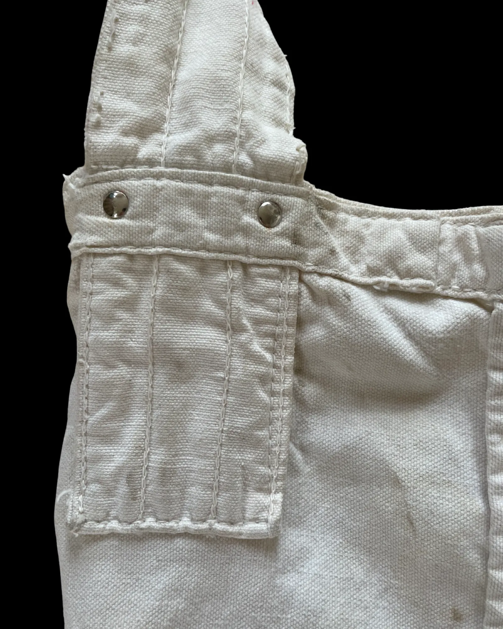 1940s-1950s Newsboy Canvas Carrier Bag