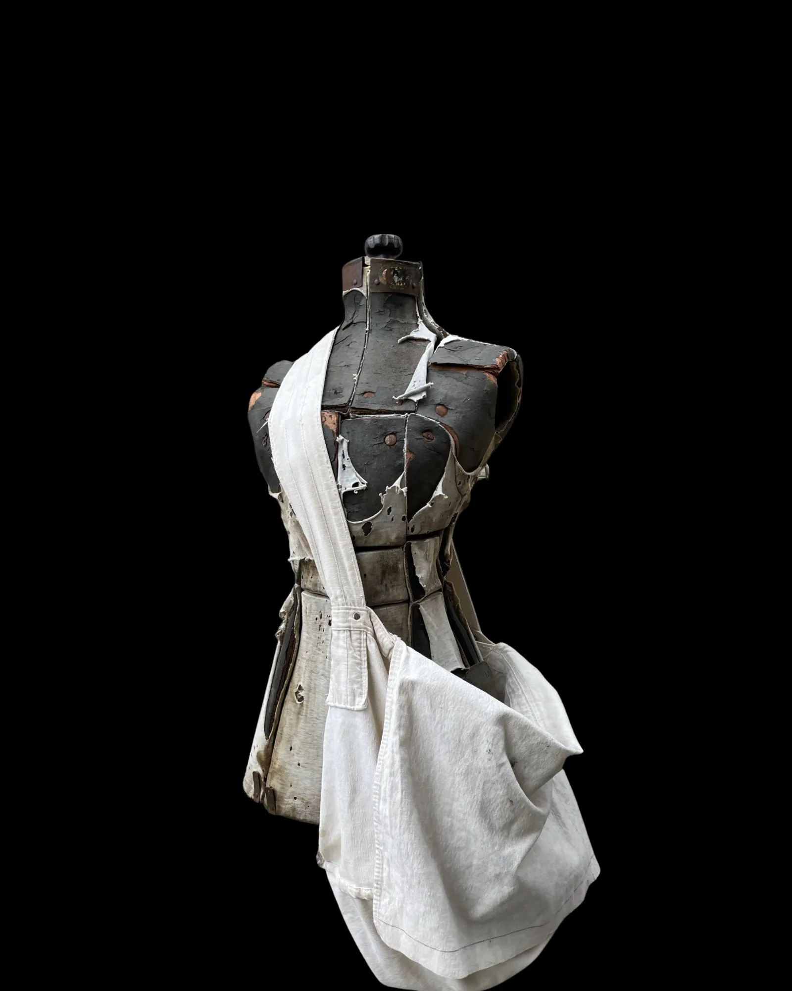 1940s-1950s Newsboy Canvas Carrier Bag
