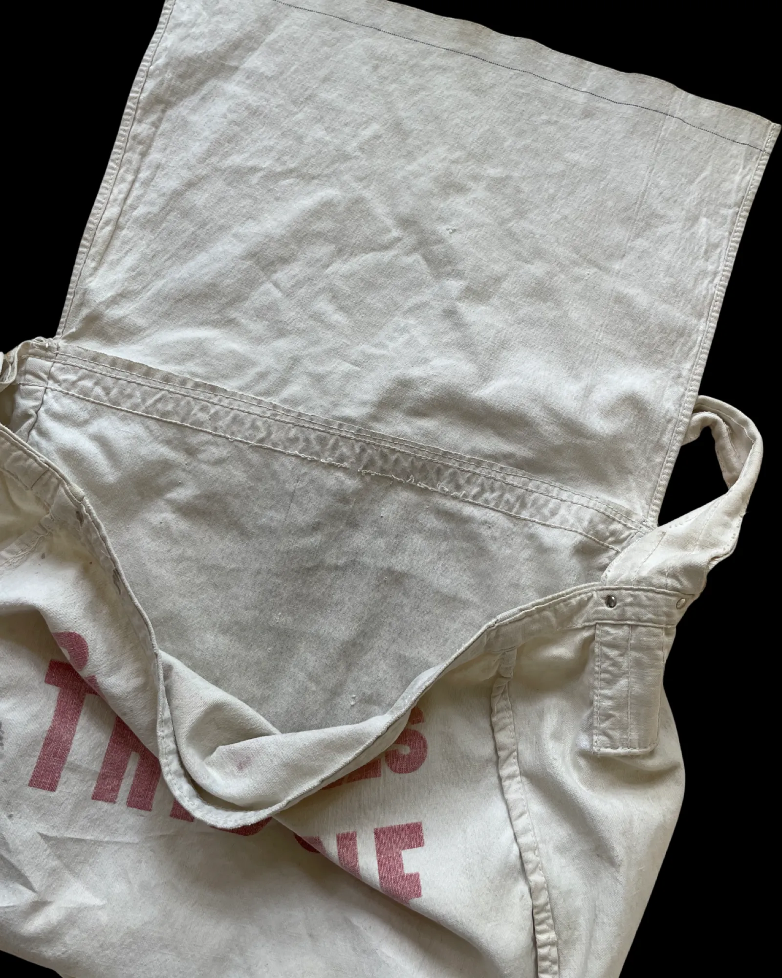 1940s-1950s Newsboy Canvas Carrier Bag