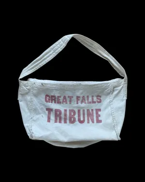 1940s-1950s Newsboy Canvas Carrier Bag