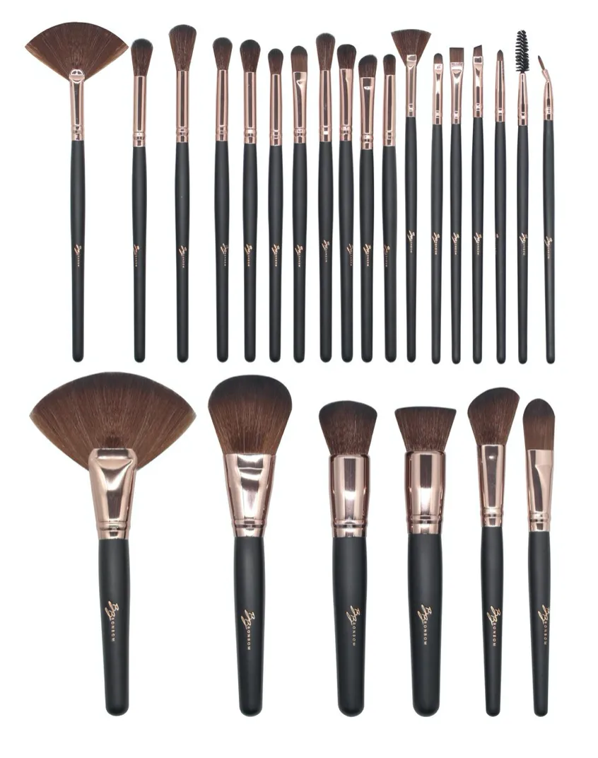 24 Piece Luxe Brush Set (Chocolate).