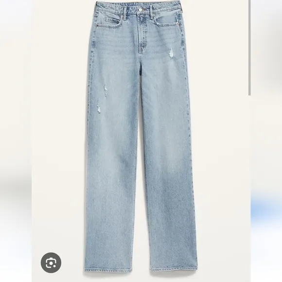 ⭐️40% Off⭐️ Old Navy Extra High-Waisted Sky-Hi Wide-Leg Jeans