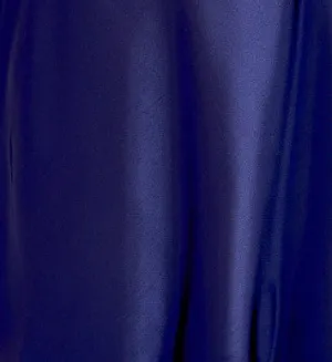 4506- Satin short gown w lace