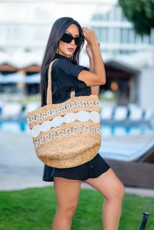 5418 - JUTE HANDBAG PRE-PACK 3 PCS UNIT PRICE $18.95