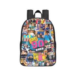 90s TV Icons Collage Canvas Backpack