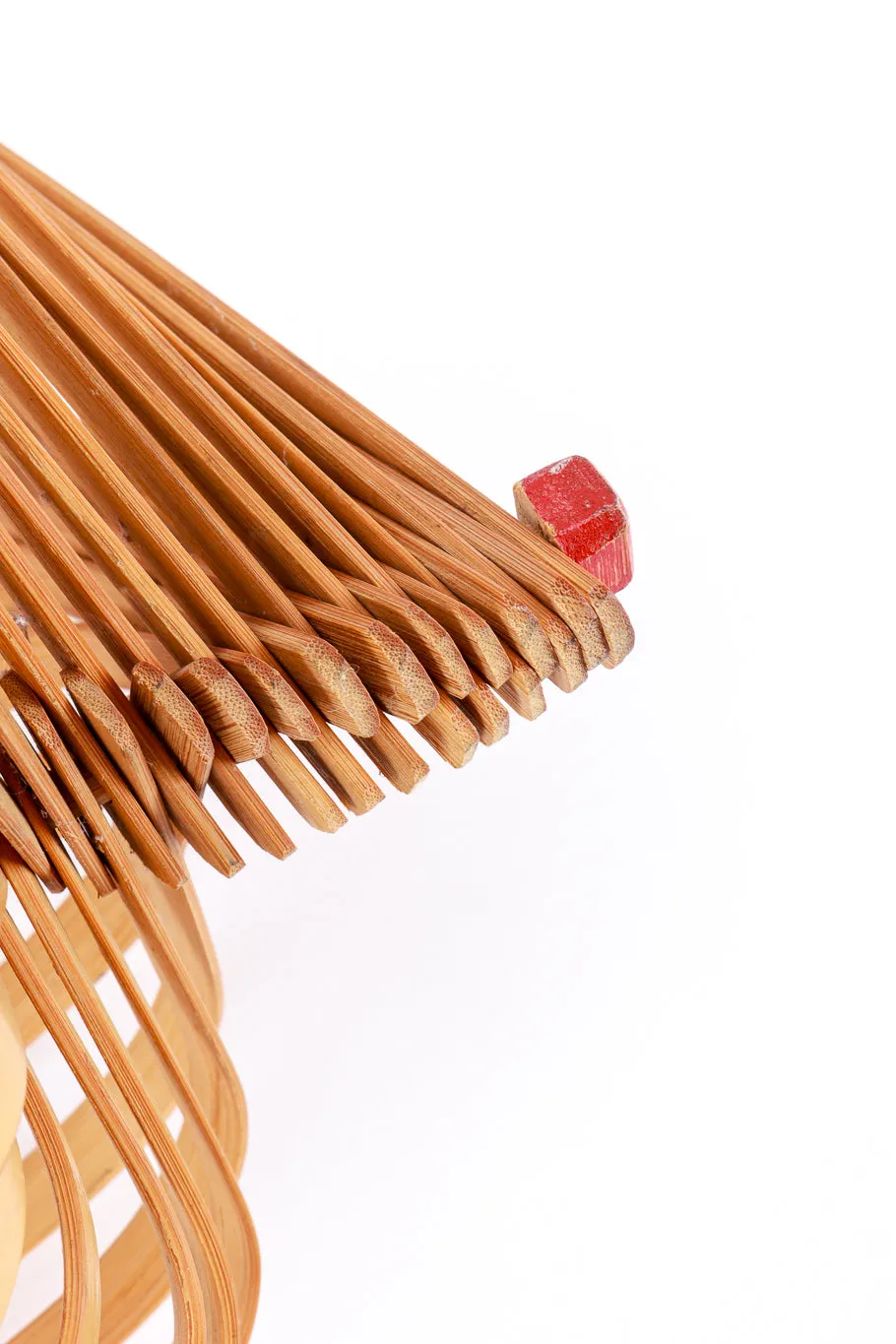 Accordion Bamboo Basket Bag II