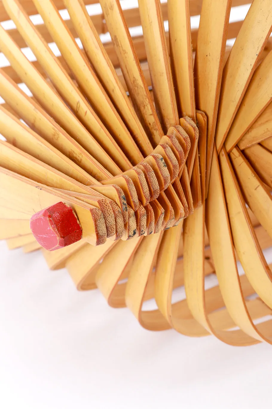Accordion Bamboo Basket Bag II