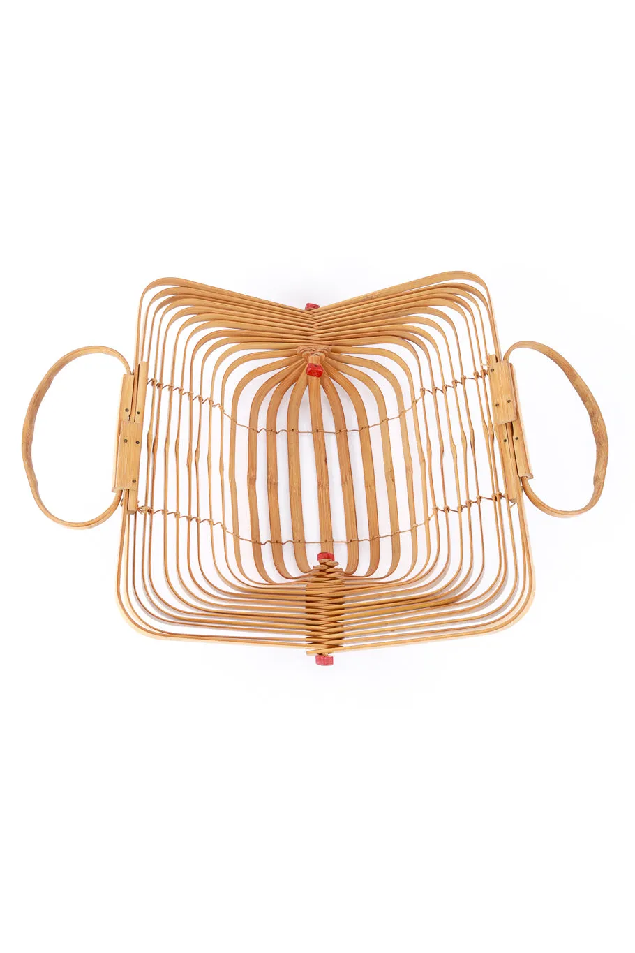 Accordion Bamboo Basket Bag II