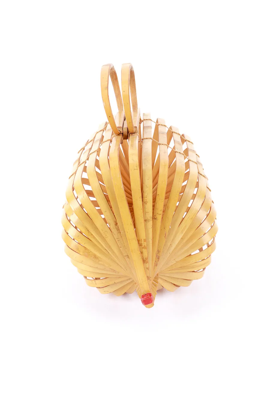 Accordion Bamboo Basket Bag II