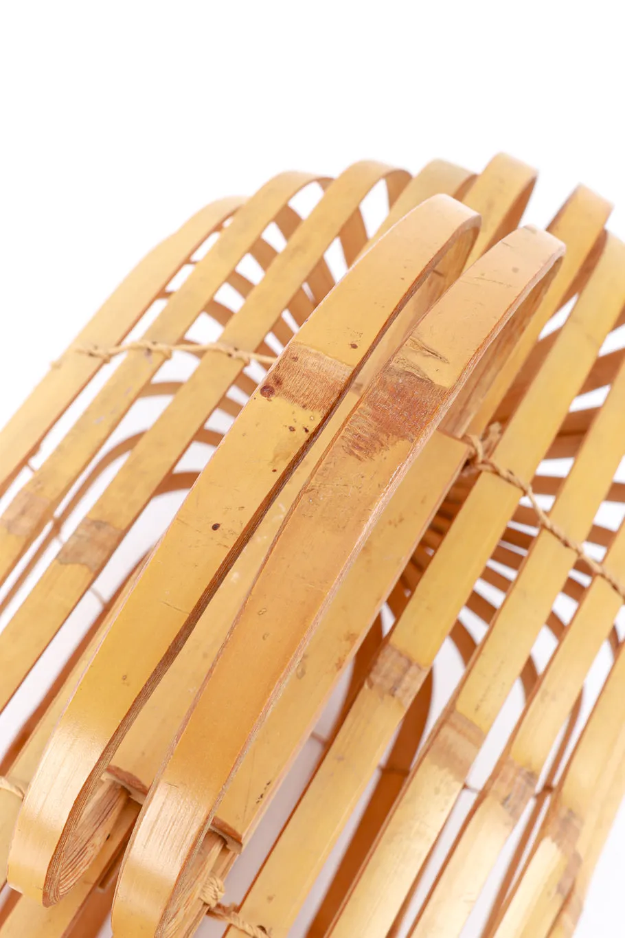 Accordion Bamboo Basket Bag II