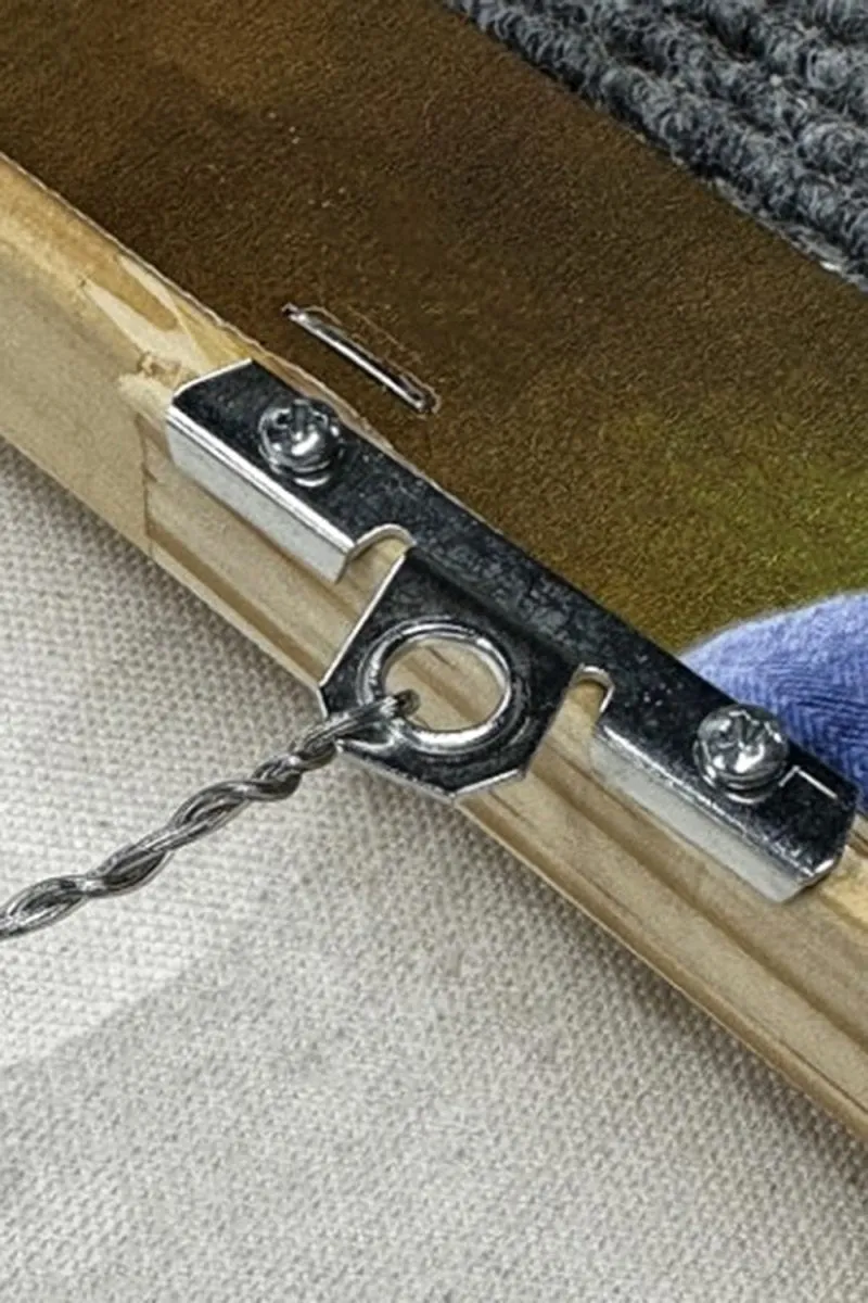 Add a Hanger Wire for Your Canvas