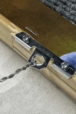 Add a Hanger Wire for Your Canvas