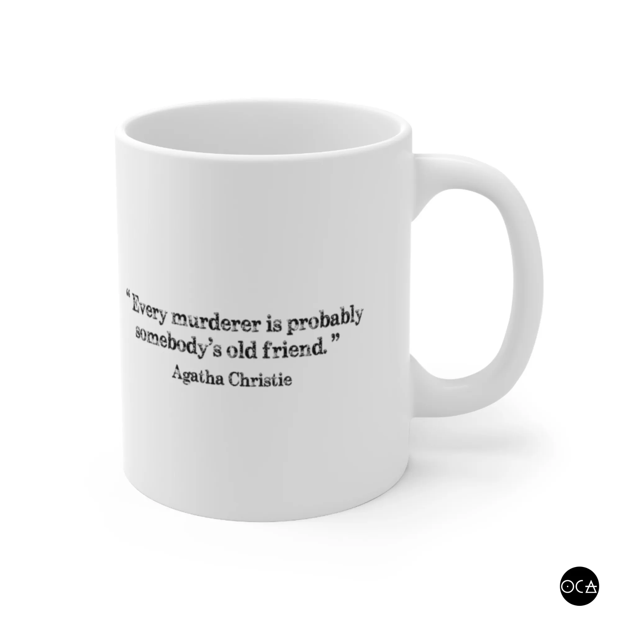 Agatha Christie Mug (Doublesided/2 Color Options)