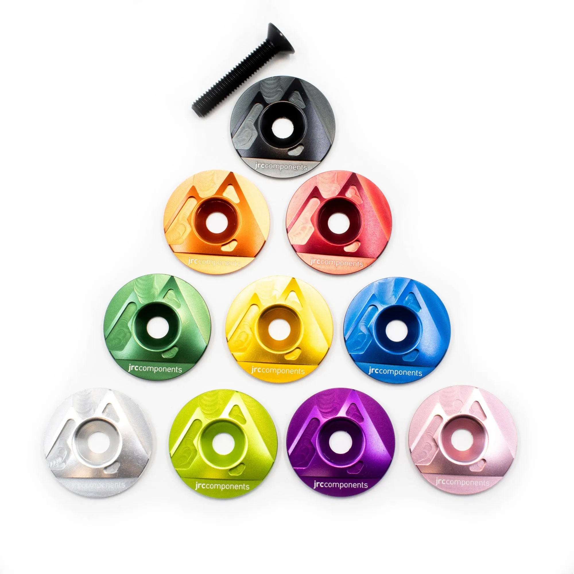 Ahead Stem Top Cap | Aluminium | JRC Logo