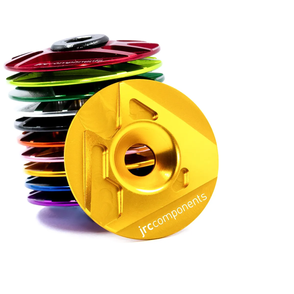 Ahead Stem Top Cap | Aluminium | JRC Logo