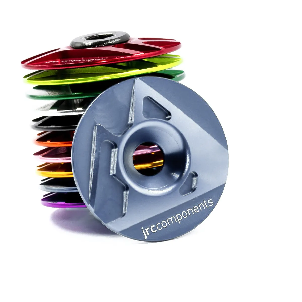 Ahead Stem Top Cap | Aluminium | JRC Logo