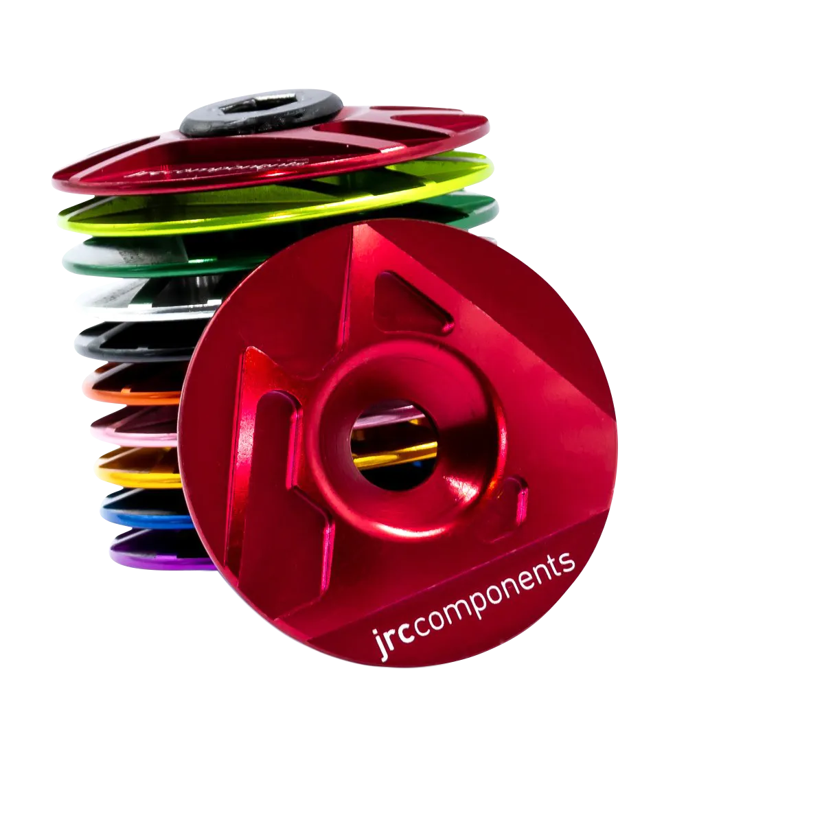 Ahead Stem Top Cap | Aluminium | JRC Logo