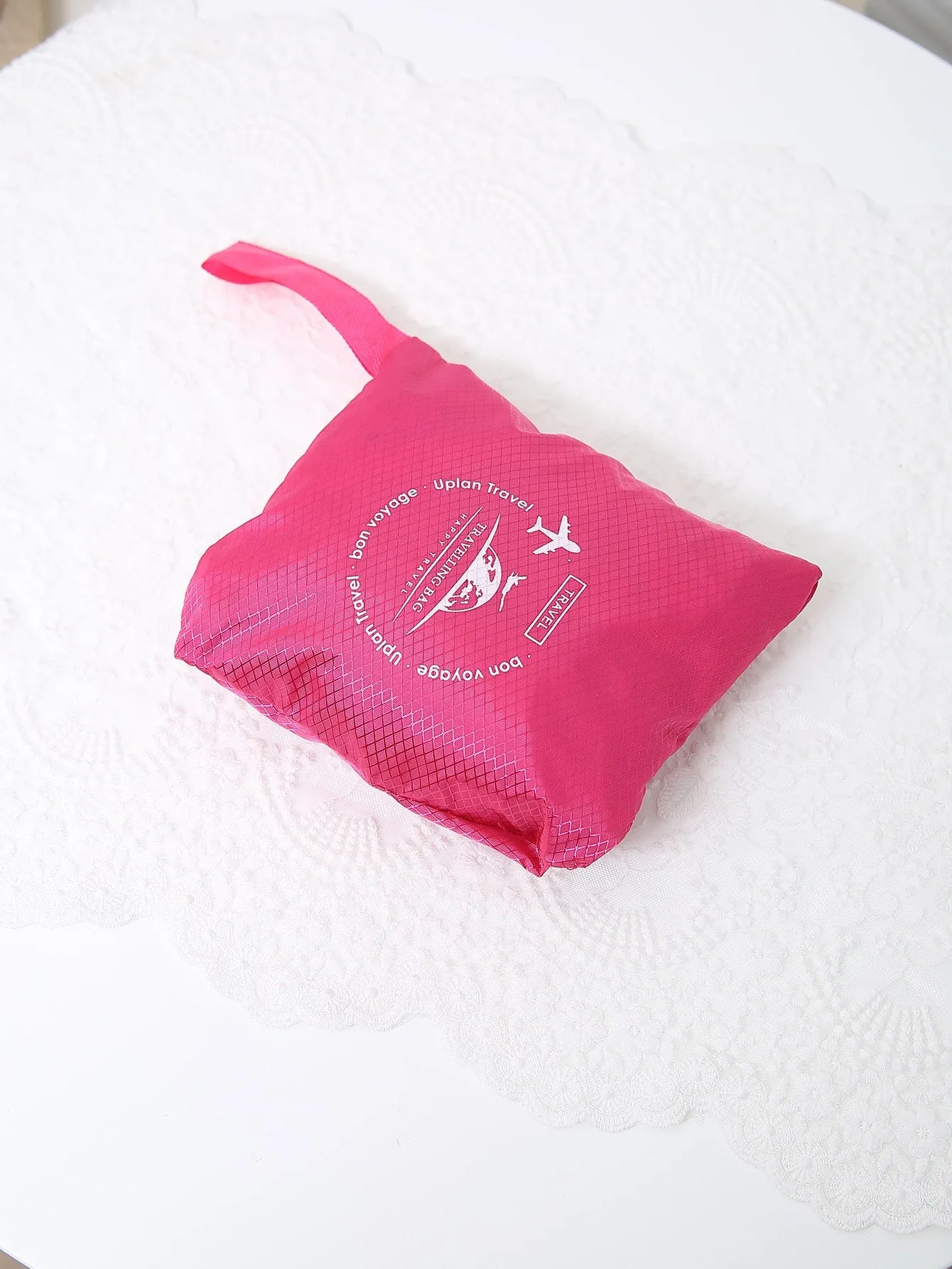 Airplane & Letter Graphic Classic Backpack