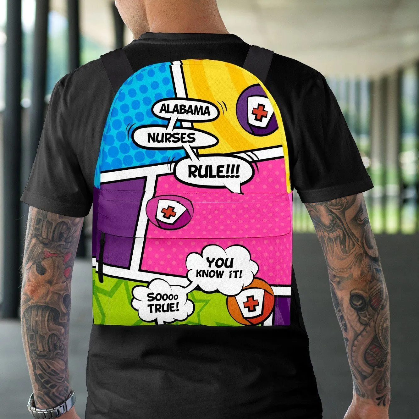 AL Comic Nurse Backpack
