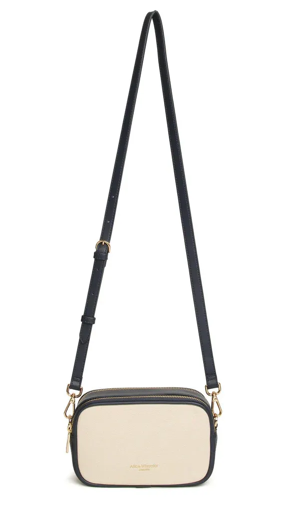 Alice Wheeler Madrid CrossBody Bag Navy Stripe