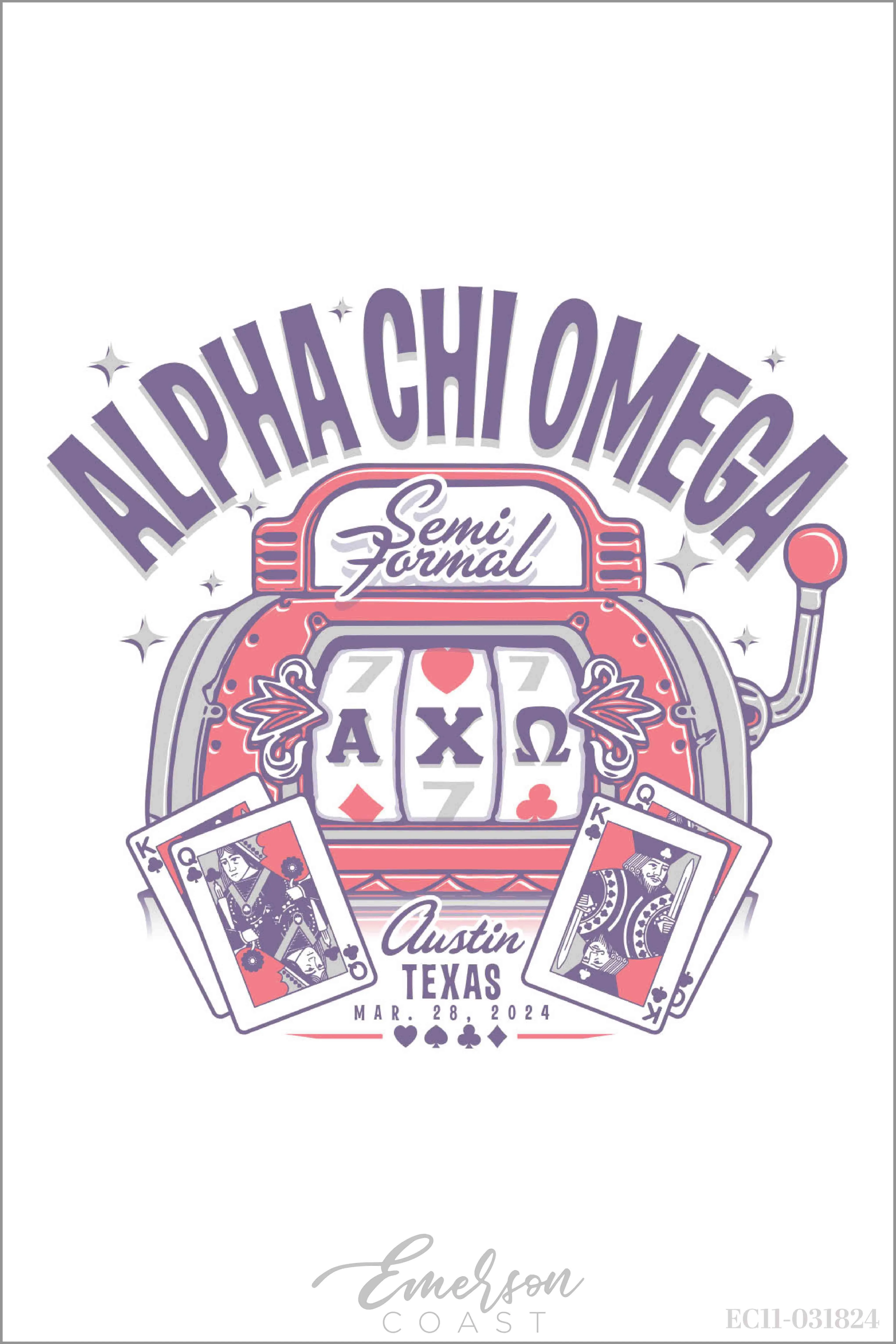 Alpha Chi Omega University of Texas at Austin Formal T-shirt