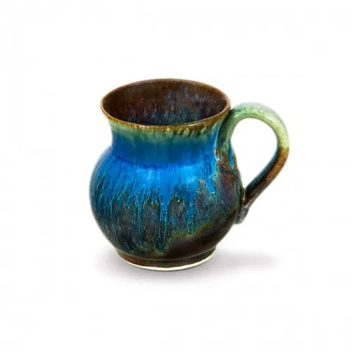 Amber Blue Round Mug