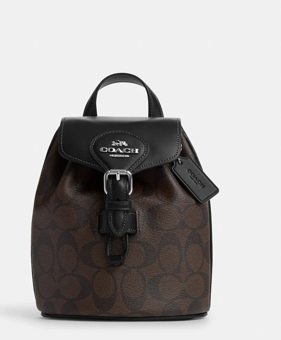 Amelia Convertible Backpack In Signature Canvas