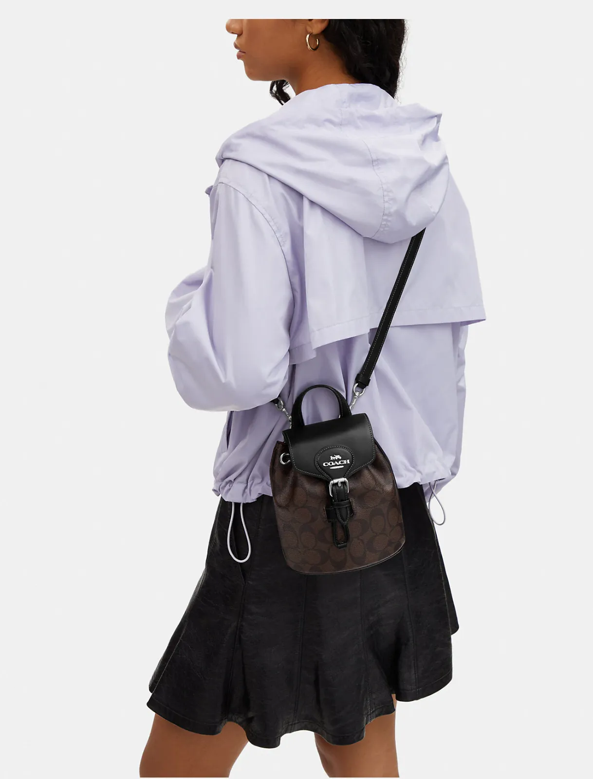 Amelia Convertible Backpack In Signature Canvas