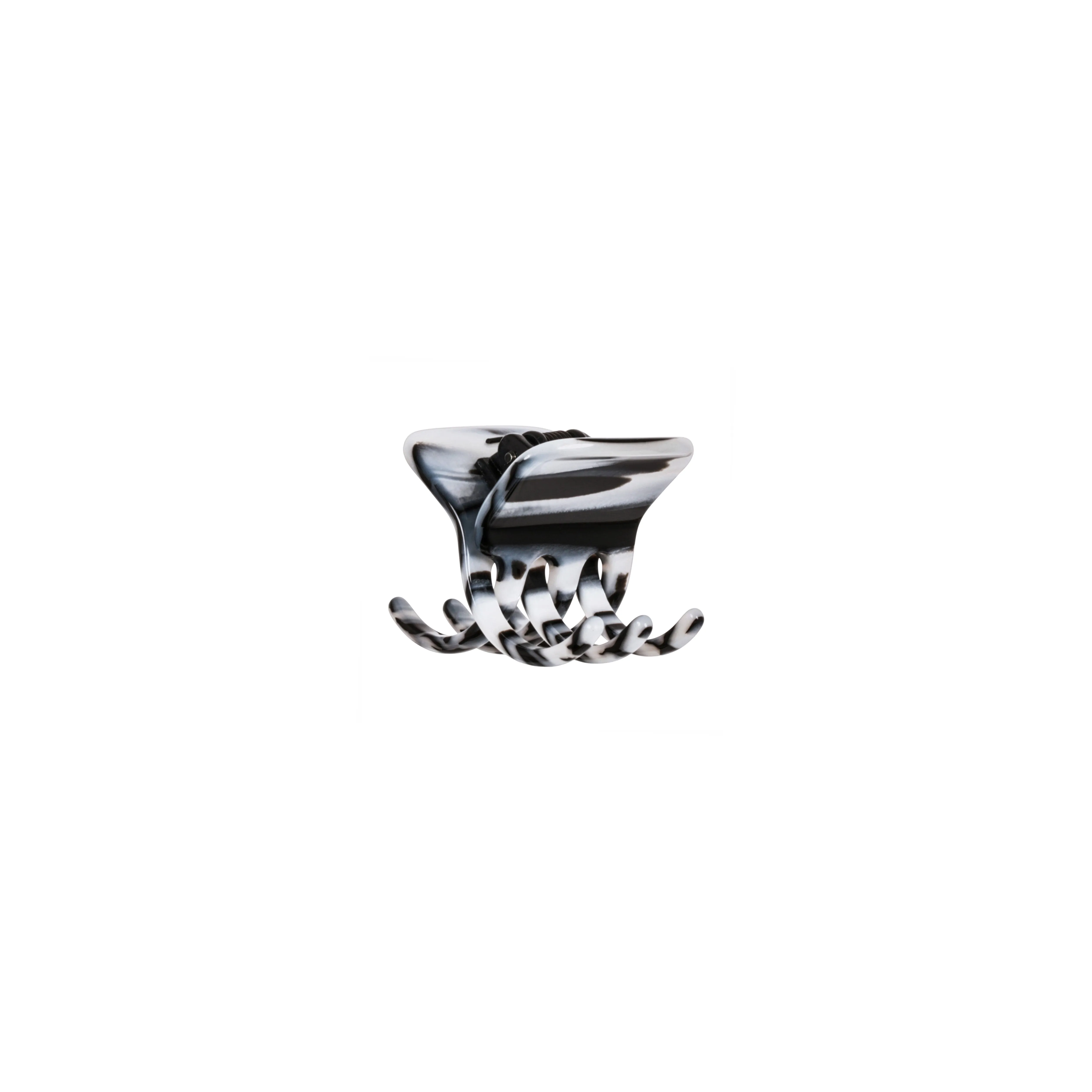 Ann Small Tigre Blanc Claw Clip