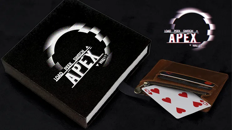 Apex Wallet Black (Gimmick and Online instructions) by Thomas Sealey