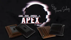 Apex Wallet Black (Gimmick and Online instructions) by Thomas Sealey