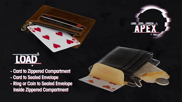 Apex Wallet Brown (Gimmick and Online instructions) by Thomas Sealey