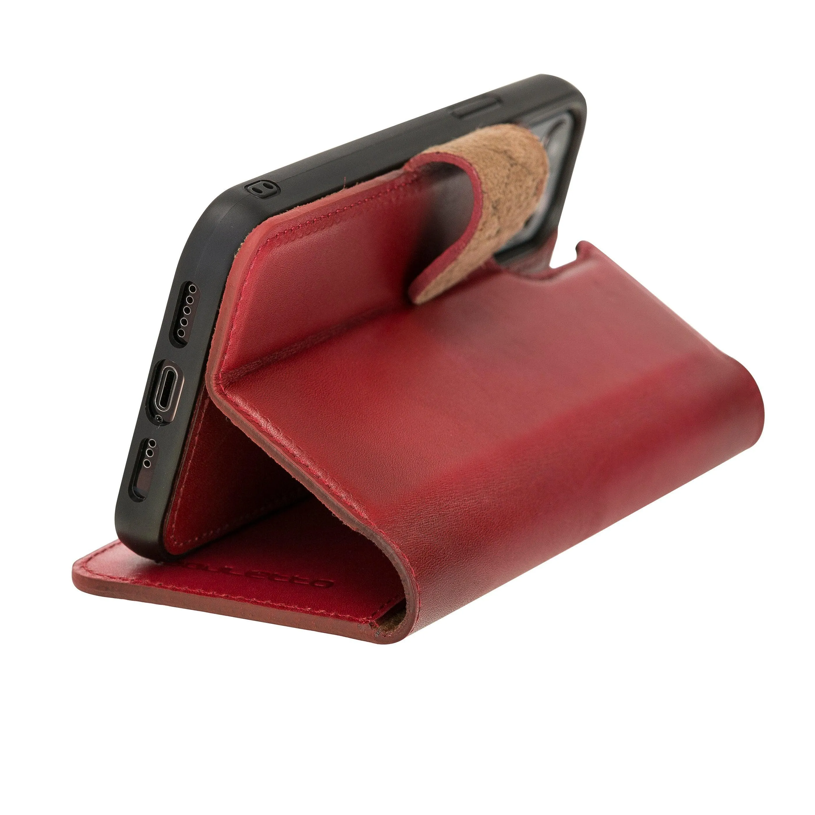 Apple iPhone 12 Series Detachable Leather Wallet Cases - MW