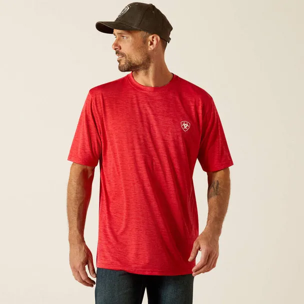 Ariat Mens Charger Crestline SS Tee Chili Pepper
