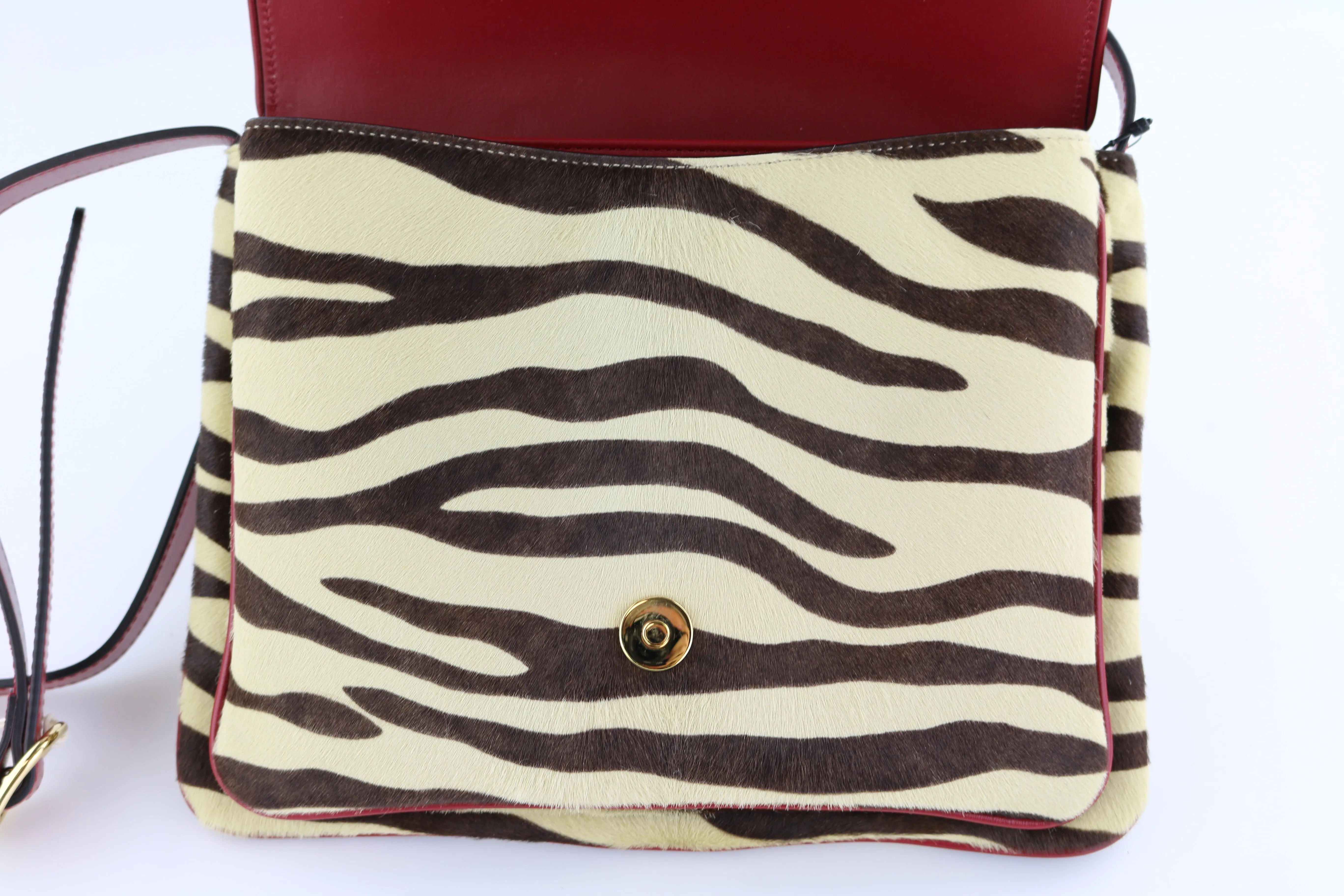 Arli Tiger Print Medium Shoulder Bag