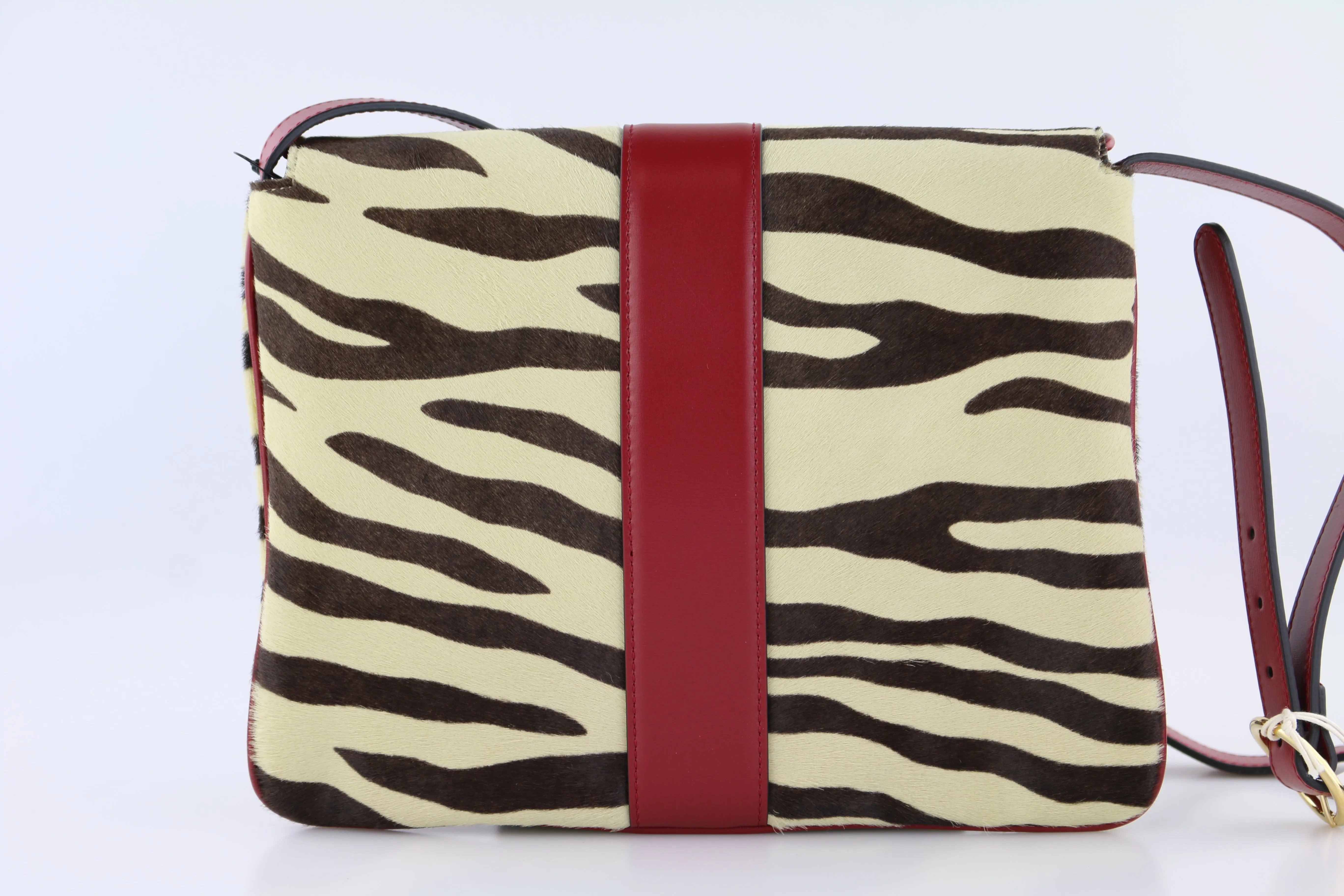 Arli Tiger Print Medium Shoulder Bag