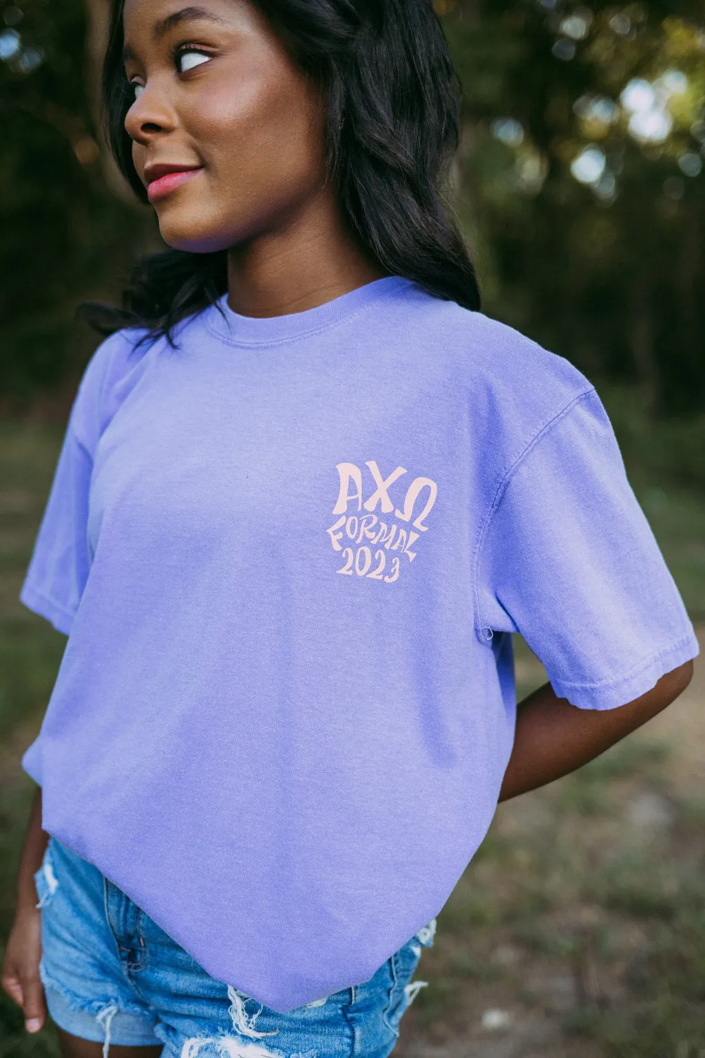 AXO Lyres and Pearls Formal Tshirt