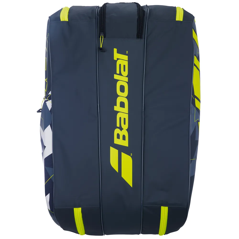 Babolat Pure Aero 12 Pack Racquet Bag 2023 (Black/Yellow)