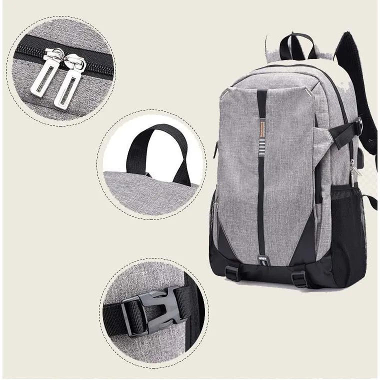Backpack USB Charging<br> Canvas