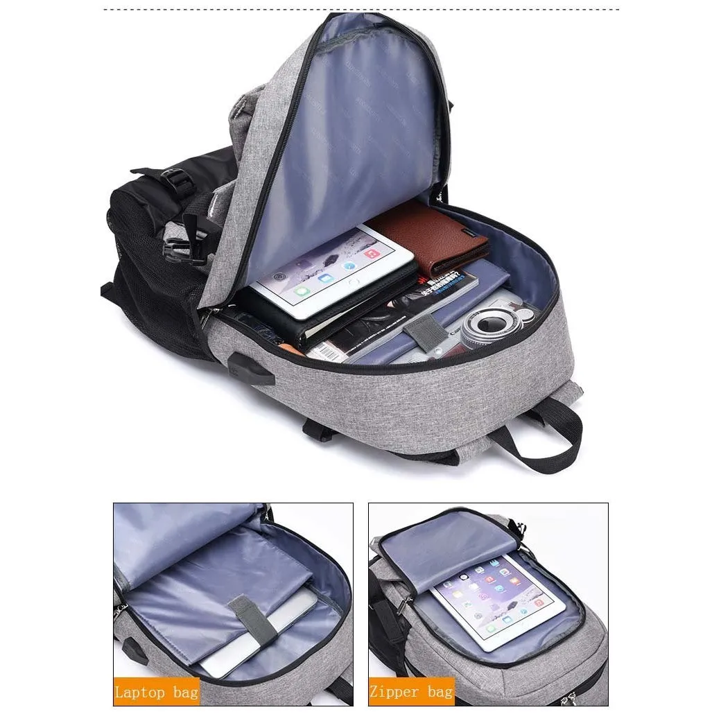 Backpack USB Charging<br> Canvas