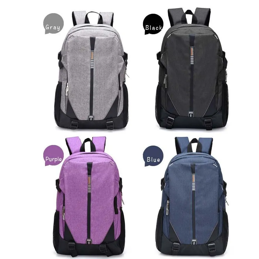 Backpack USB Charging<br> Canvas