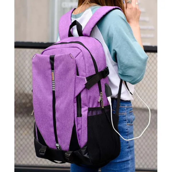 Backpack USB Charging<br> Canvas