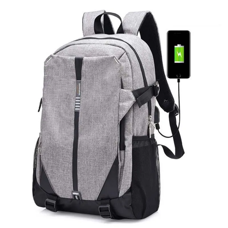 Backpack USB Charging<br> Canvas