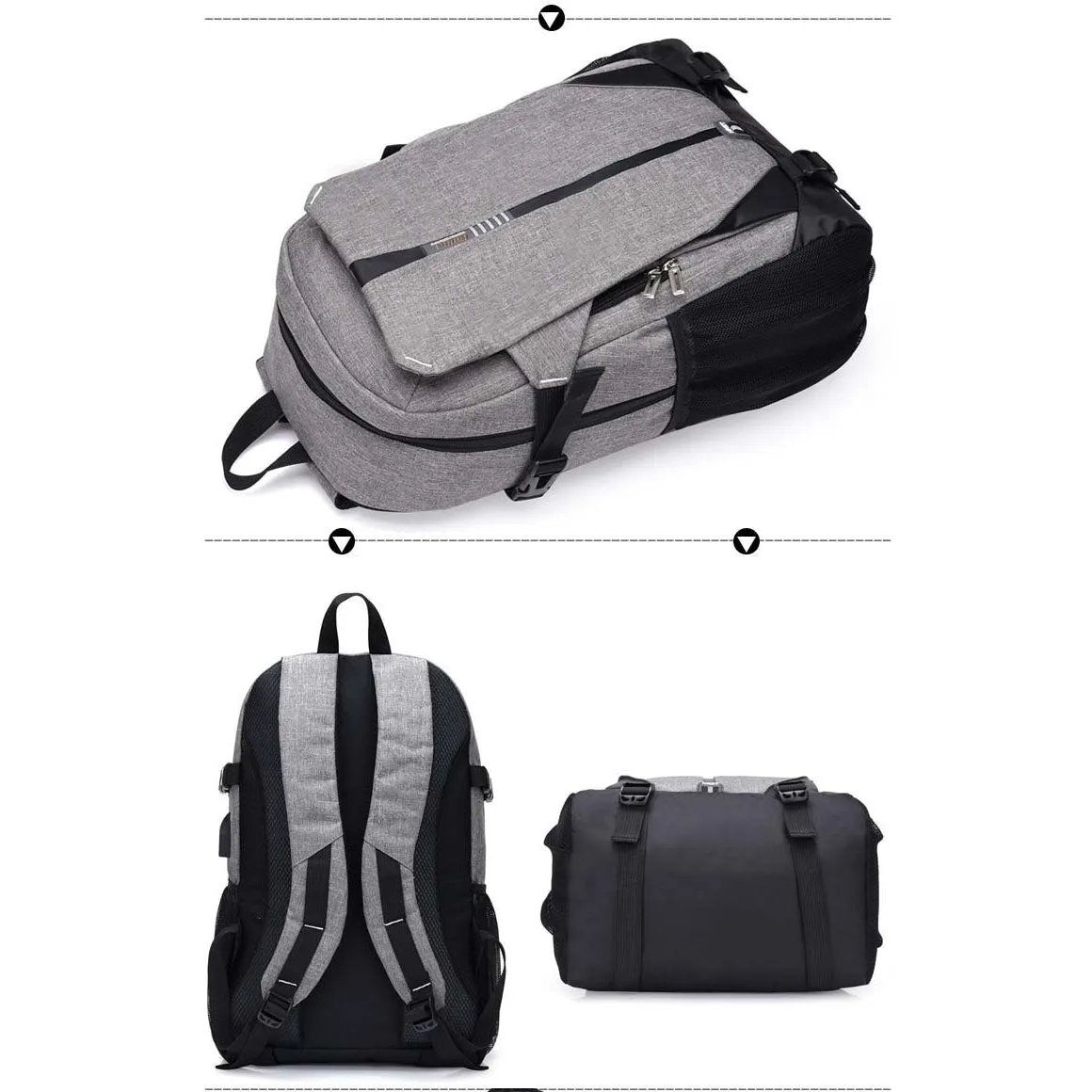 Backpack USB Charging<br> Canvas