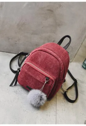 Backpack With Long Straps & Ball